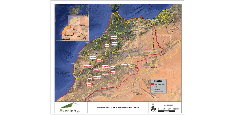 Mining: Aterian issues loan to accelerate Agdz’s exploration drilling program