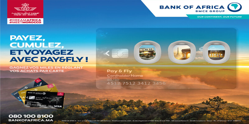 Bank of Africa et la RAM lancent "Pay&Fly" 