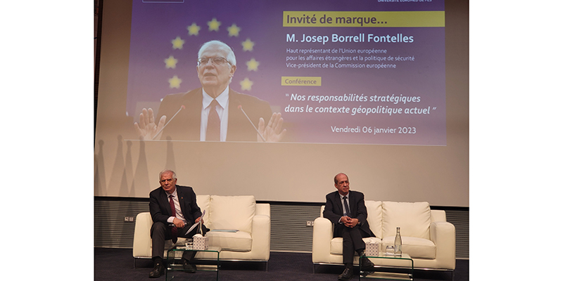Josep Borrell "très content d'être à Fès"