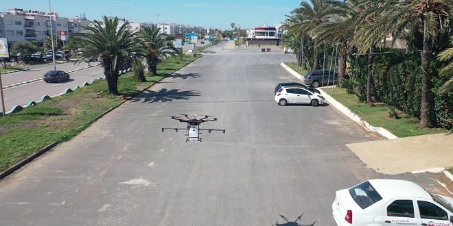 Covid19: Farasha Systems présente ses drones à Harhoura 