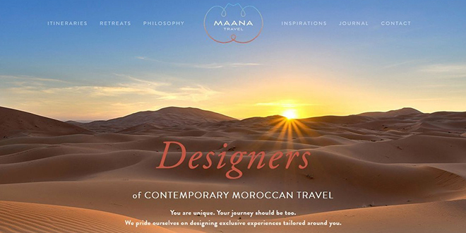 Voyage de luxe: Une startup marocaine de tourisme distinguée