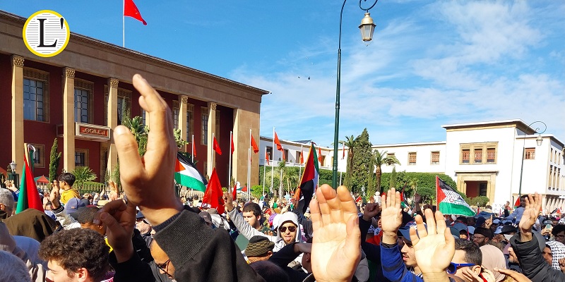 Rabat : Une nouvelle marche de solidarité avec la Palestine 