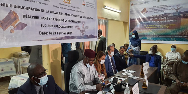 Maroc-FAO-Niger : cellule de géomatique et de digitalisation tripartite