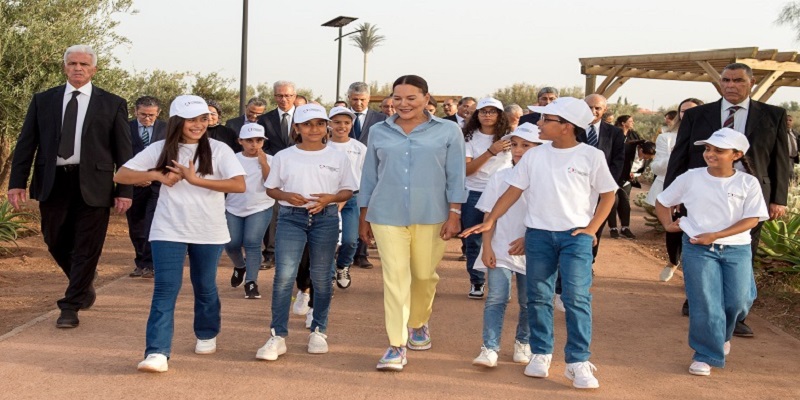 Marrakech: La princesse Lalla Hasnaa inaugure le parc de l’oliveraie de "Ghabat Chabab"