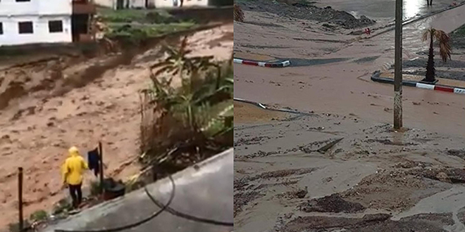 Chefchaouen: Fortes précipitations et des dégâts