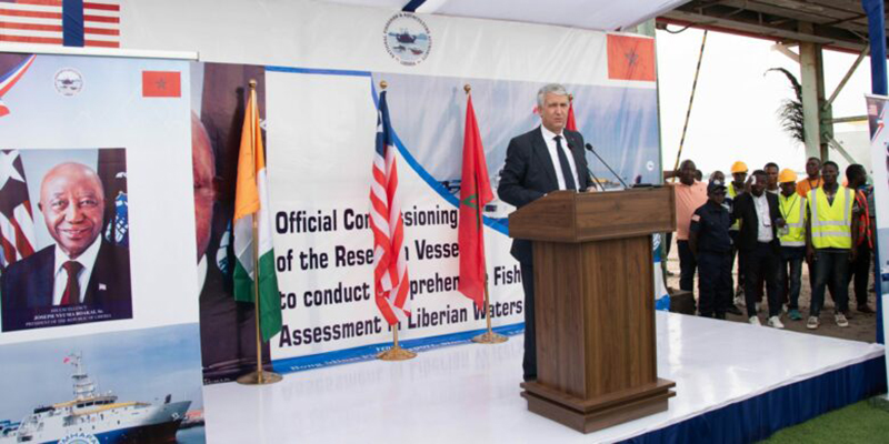 Rencontres bilatérales de Sadiki au Libéria sur le secteur halieutique et l'économie bleue