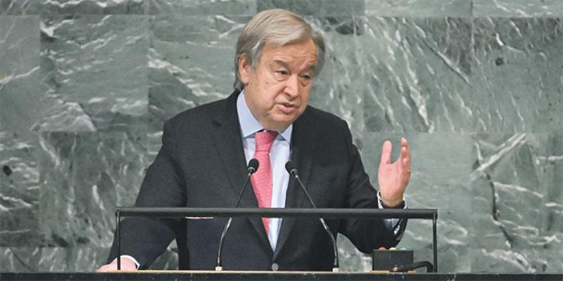 77e session de l’AG de l’ONU: Pour Guterres, «nous naviguons sur une mer agitée…»