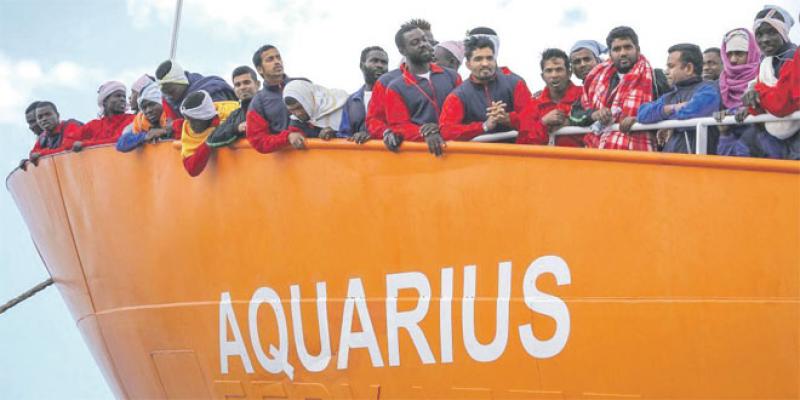 Migration: Nouvelle errance pour l&#039;Aquarius en Méditerranée