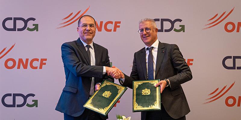 La CDG et l'ONCF scellent un partenariat stratégique