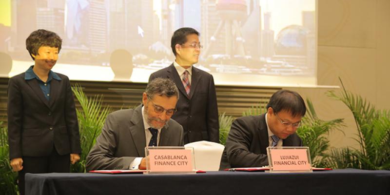 CFC signe avec le centre financier de Shanghai