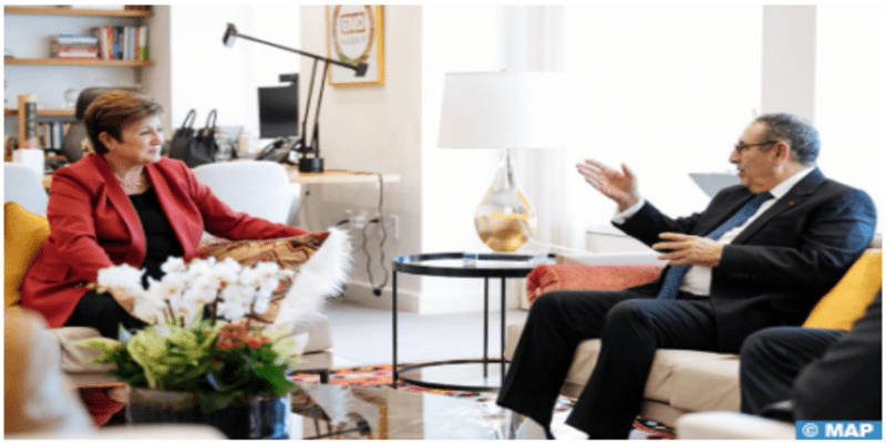 Washington : L'ambassadeur de SM le Roi Mohammed VI reçu par la DG du FMI 