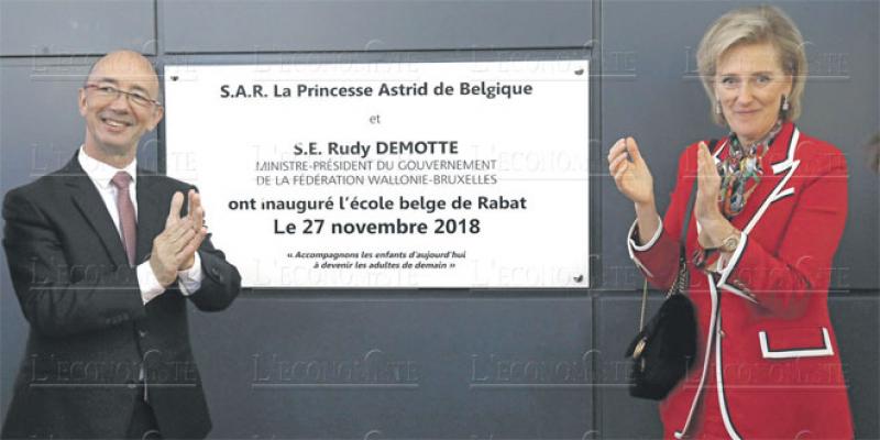 L’école belge de Rabat reçoit la princesse Astrid