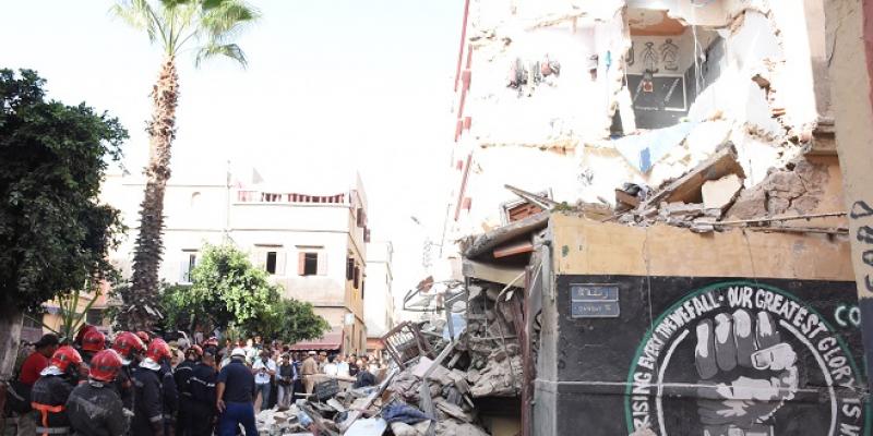 DIAPO/ Casablanca : Encore un effondrement d’immeuble
