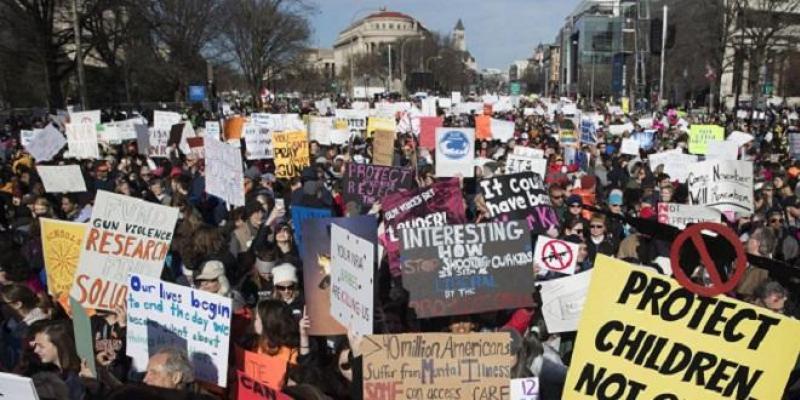 Armes : Manifestation historique à Washington