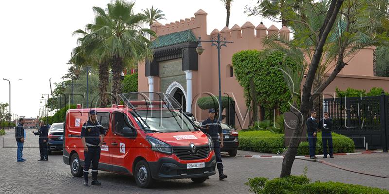 DIAPO-Marrakech : Incendie à l’hôtel La Mamounia 