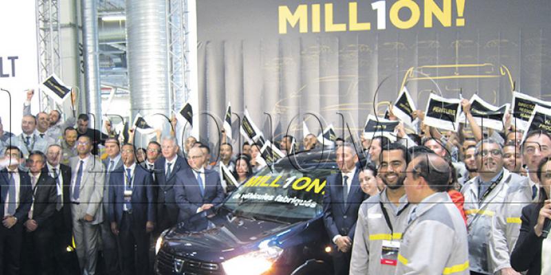 Renault fête le millionième véhicule fabriqué à Tanger