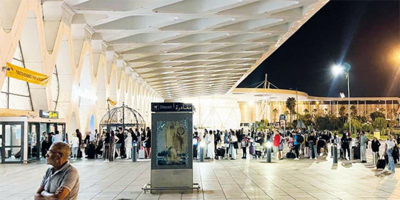 Tourism: Marrakech is bustling, including the airport
