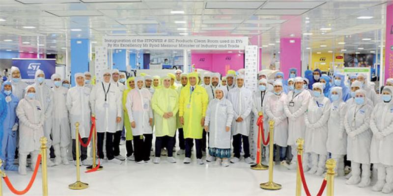 Véhicules électriques: STMicroelectronics inaugure une nouvelle ligne de production