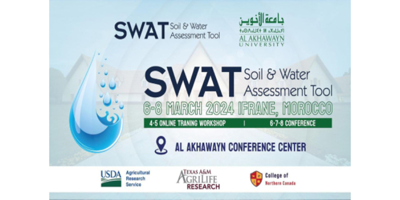 Conférence "SWAT" sur l'évaluation des sols et de l'eau à Ifrane en mars