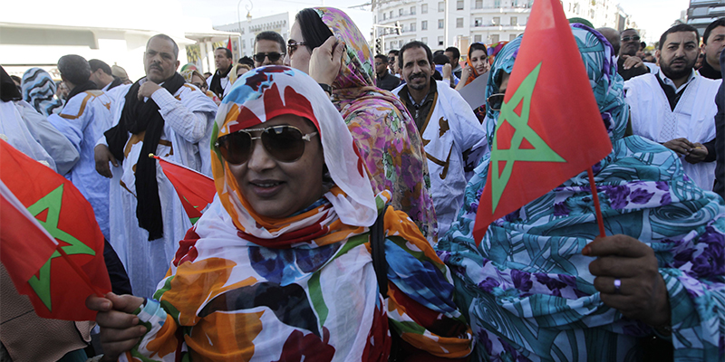 Marche pour le Sahara le 13 mars 2016 à Rabat