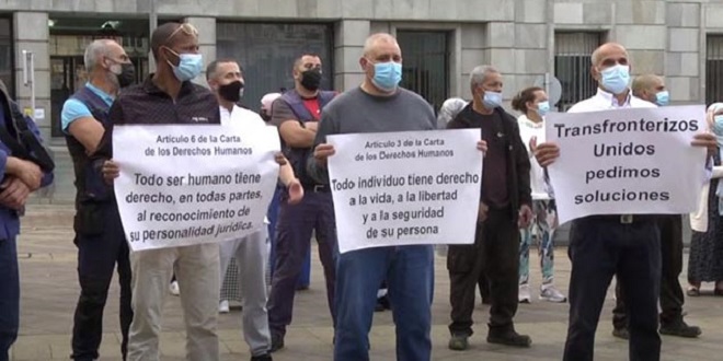 Sebta: Une association espagnole s'insurge contre le traitement des travailleurs frontaliers 