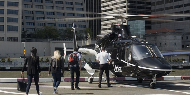 New York : Uber annonce un service de courses par hélicoptère	